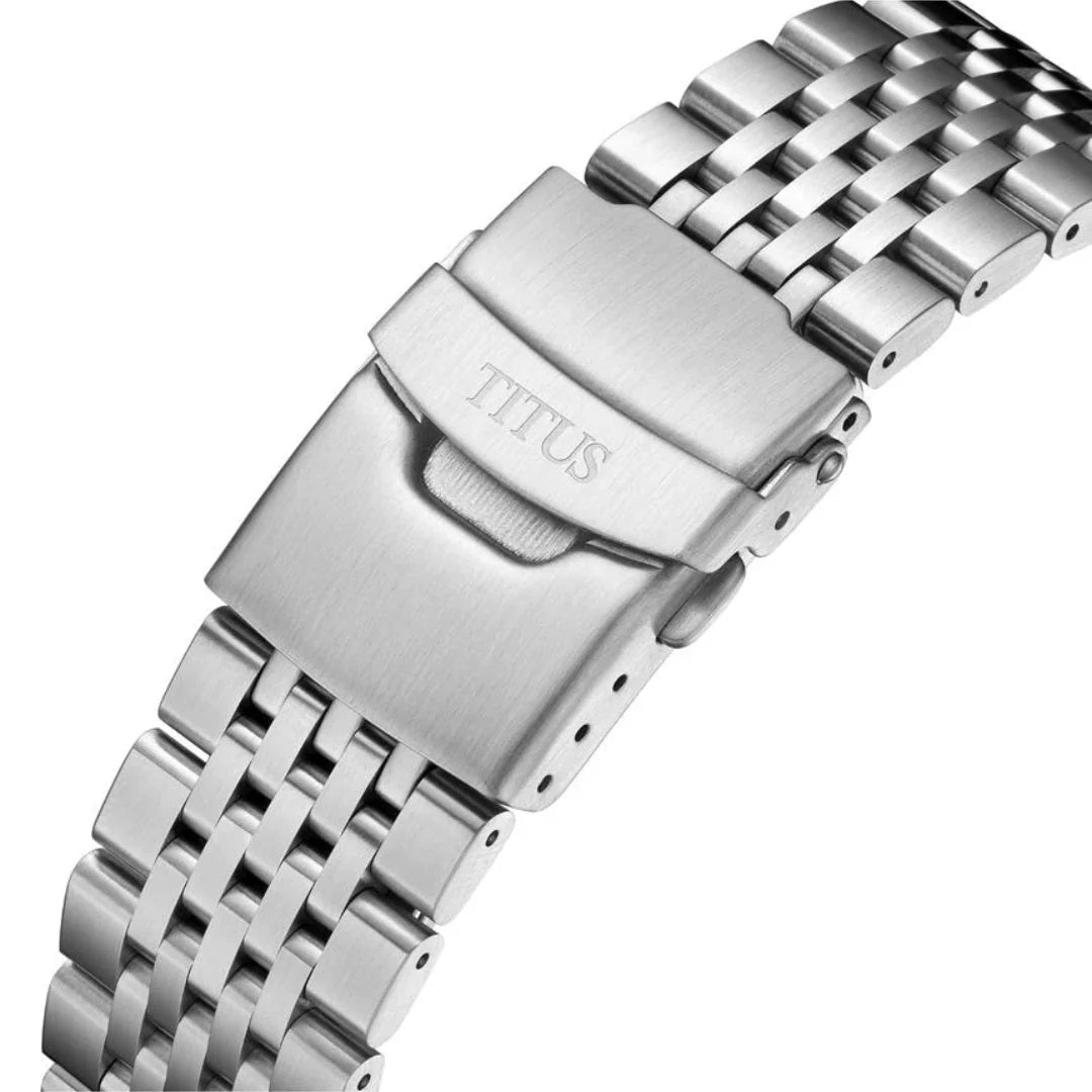 [MEN] Fort 3 Hands Date Mechanical Stainless Steel Watch [W06-03340-002]