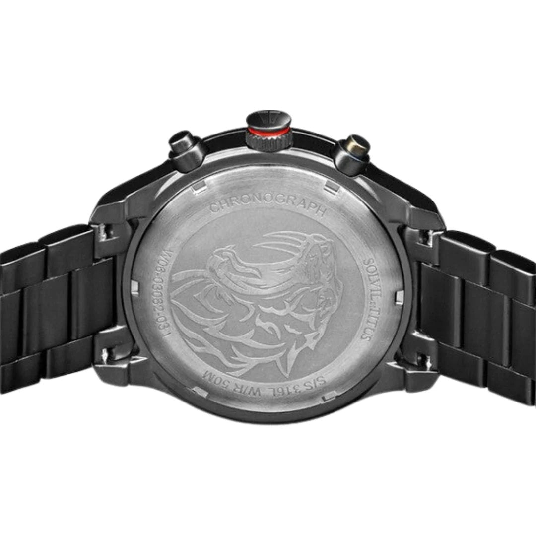 [MEN] Saber Chronograph Quartz Stainless Steel Watch [W06-03287-007]