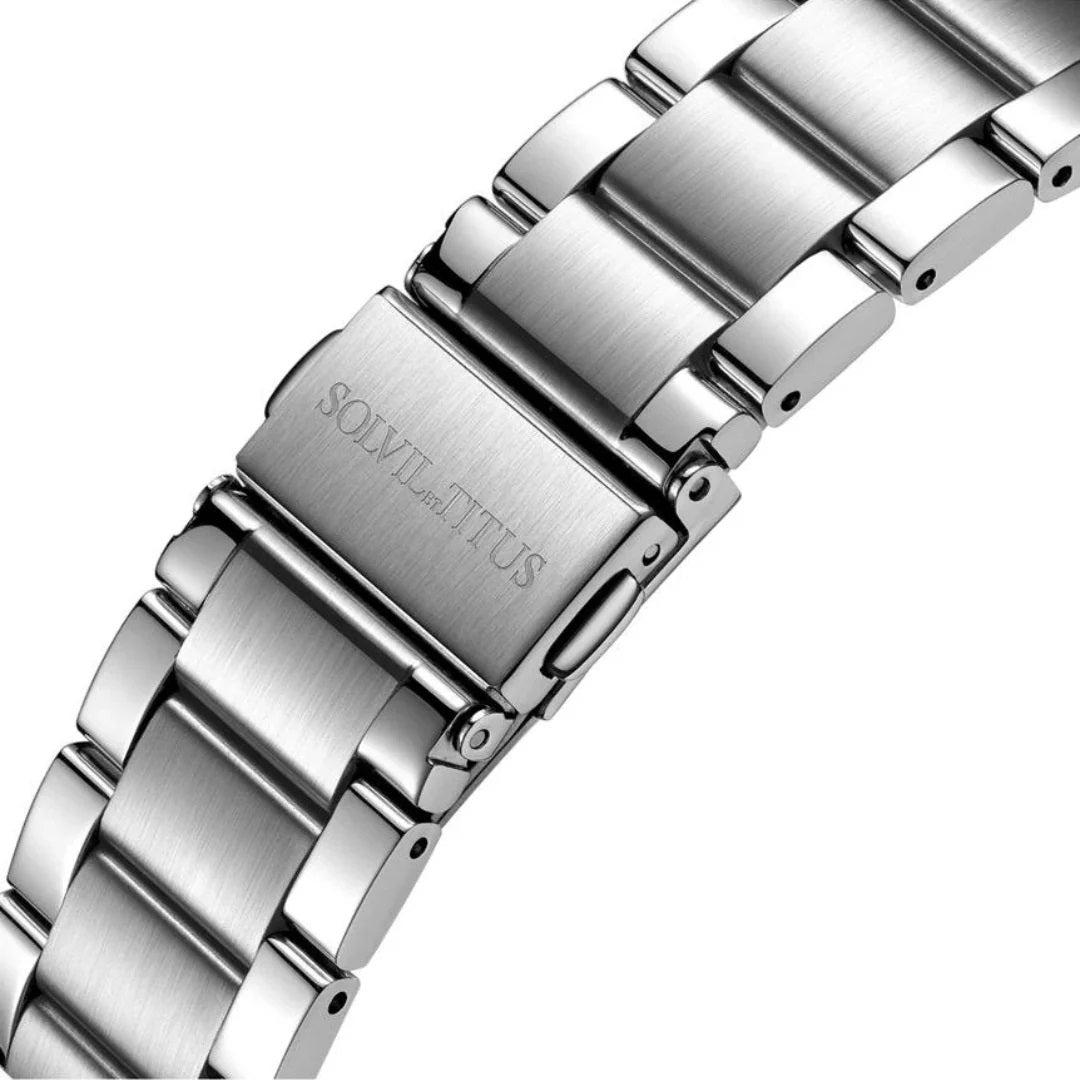 [MEN] Classic 3 Hands Mechanical Stainless Steel Watch [W06-03309-007]