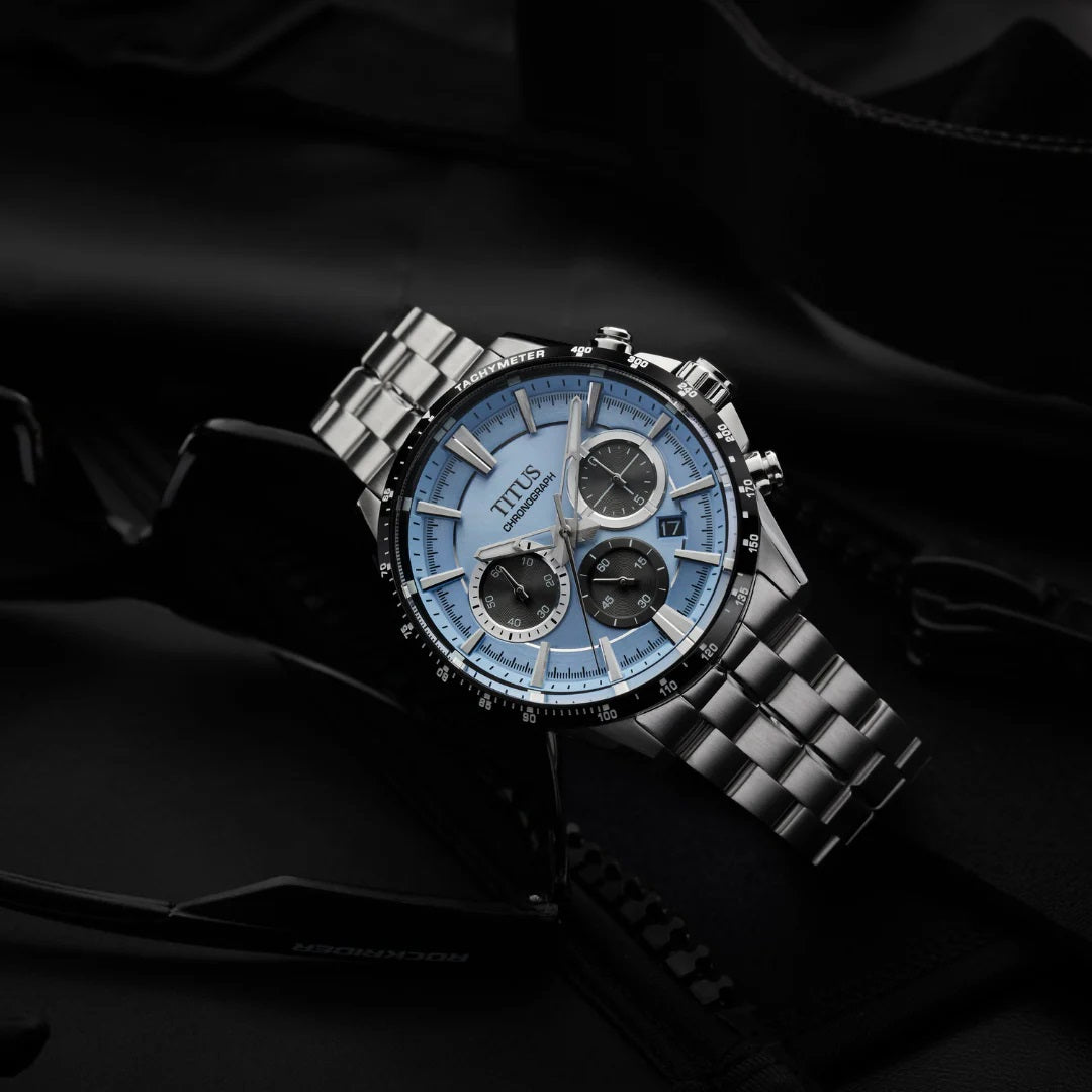 [MEN] Saber Chronograph Quartz Stainless Steel Watch [W06-03337-003]
