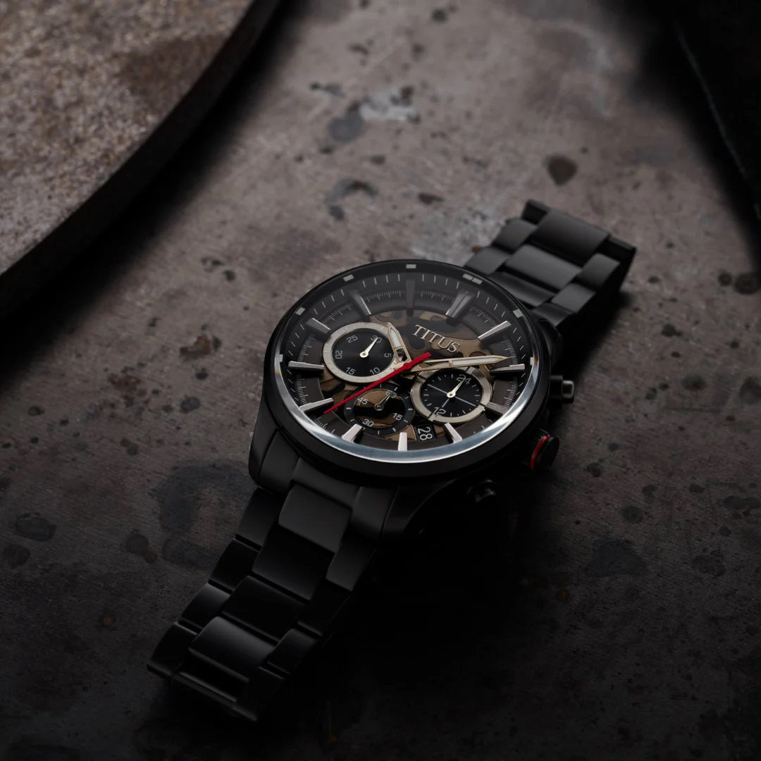 [MEN] Saber Chronograph Quartz Stainless Steel Watch [W06-03287-007]