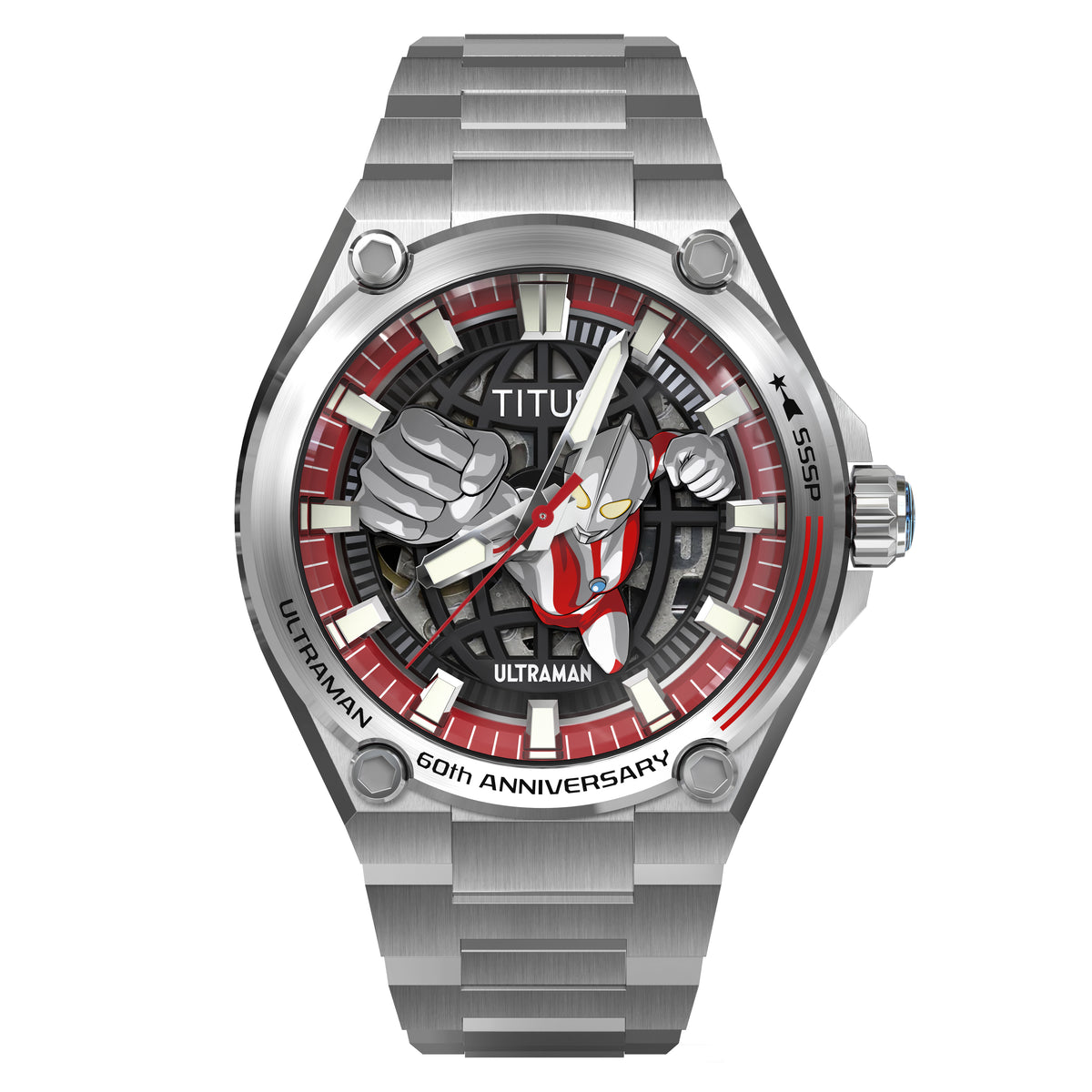 Voyager Collection "Ultraman 60th Anniversary" Limited Edition Automatic Skeleton Watch [W06-03435-001]