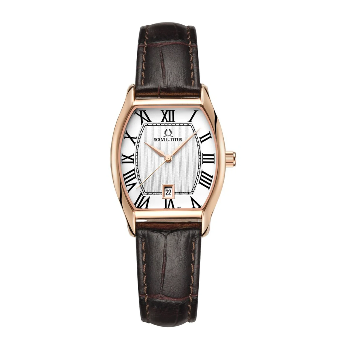 [WOMEN] Barista 3 Hands Date Quartz Leather Watch [W06-02825-002]