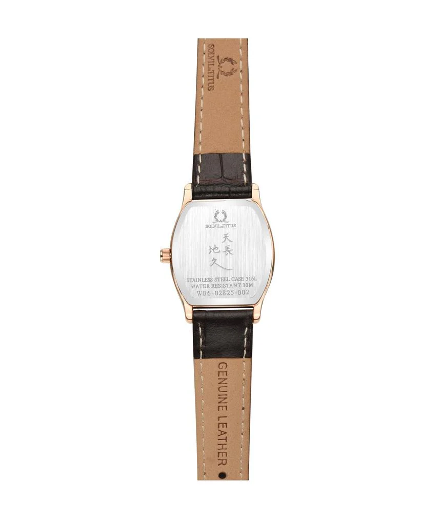 [WOMEN] Barista 3 Hands Date Quartz Leather Watch [W06-02825-002]