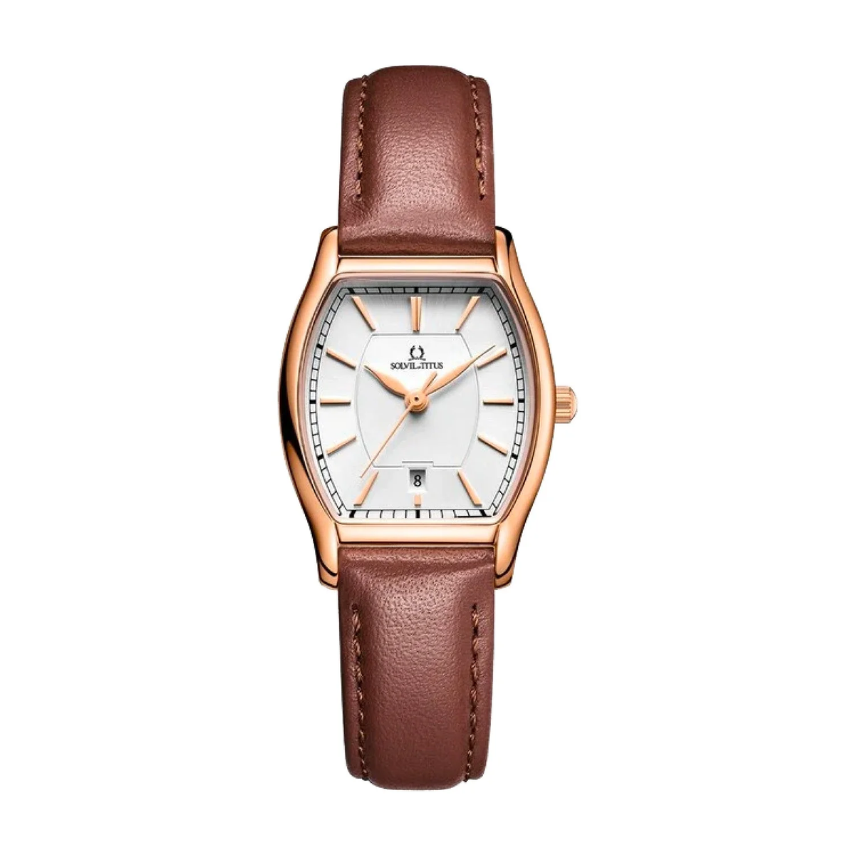 [WOMEN] Barista 3 Hands Date Quartz Leather Watch [W06-02825-010]