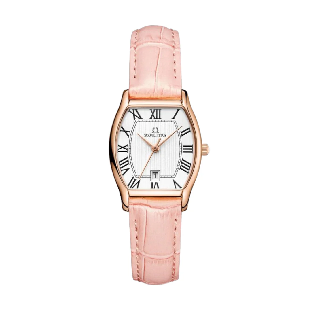 [WOMEN] Barista 3 Hands Date Quartz Leather Watch [W06-02825-012]