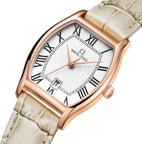 [WOMEN] Barista 3 Hands Date Quartz Leather Watch [W06-02825-013]