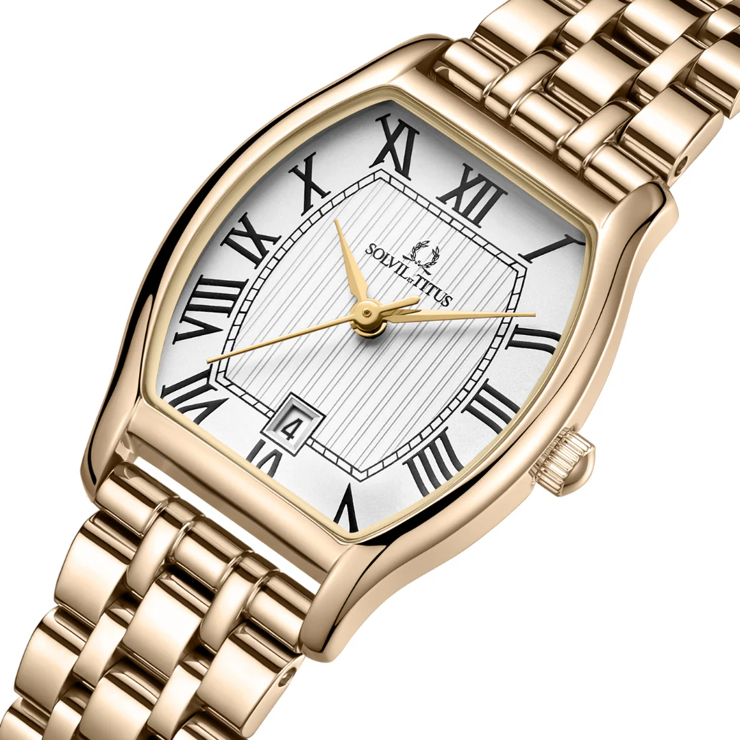 [WOMEN] Barista 3 Hands Date Quartz Stainless Steel Watch [W06-02825-022]