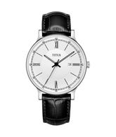 [MEN] Classicist 3 Hands Quartz Leather Watch [W06-03044-004]