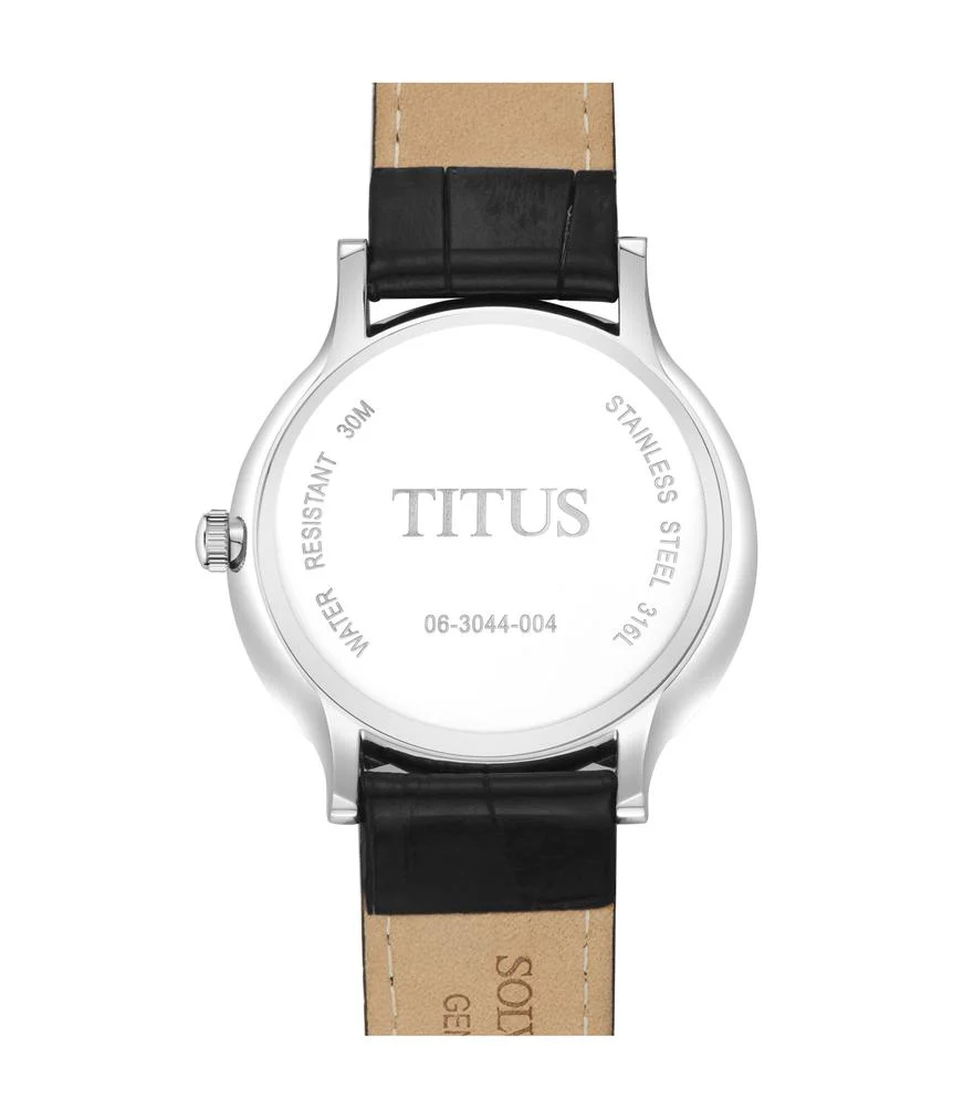 [MEN] Classicist 3 Hands Quartz Leather Watch [W06-03044-004]