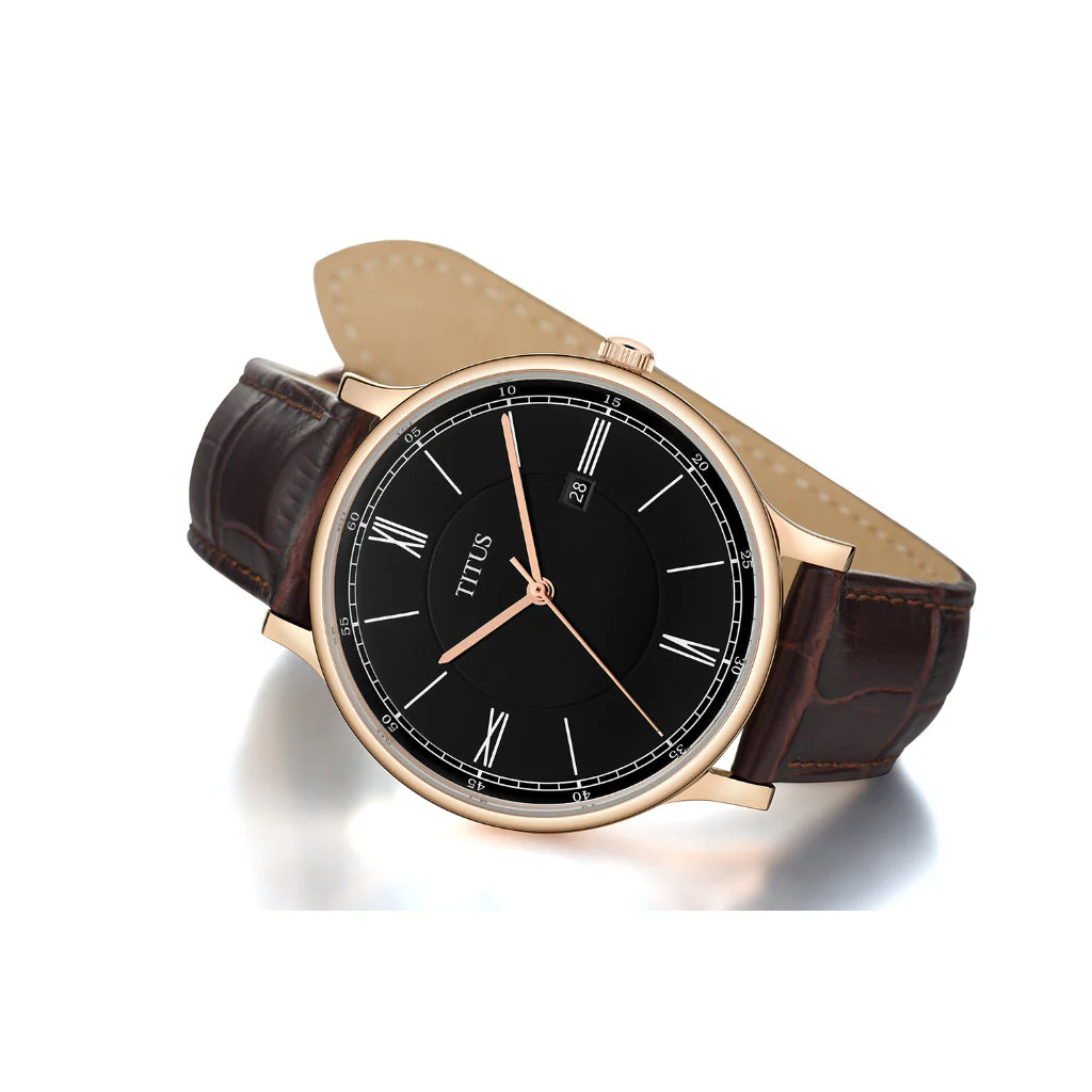 [MEN] Classicist 3 Hands Quartz Leather Watch [W06-03044-005]