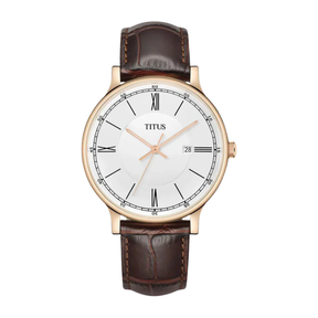 [MEN] Classicist 3 Hands Quartz Leather Watch [W06-03044-006]