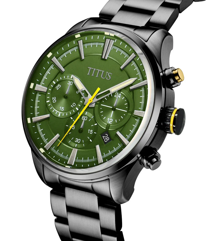 [MEN] Saber Chronograph Quartz Stainless Steel Watch [W06-03082-019]