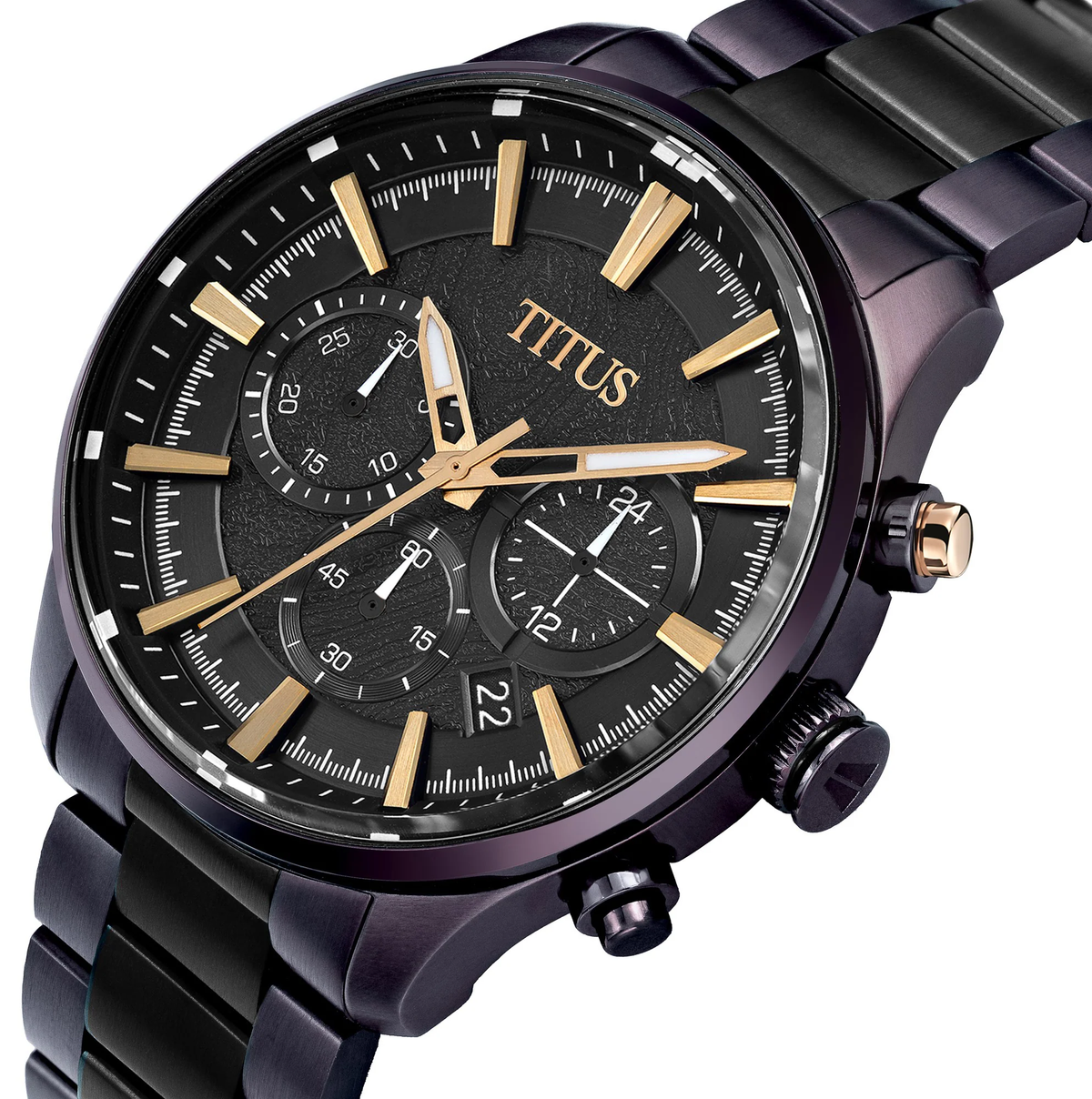 [MEN] Saber Chronograph Quartz Stainless Steel Watch [W06-03082-033]