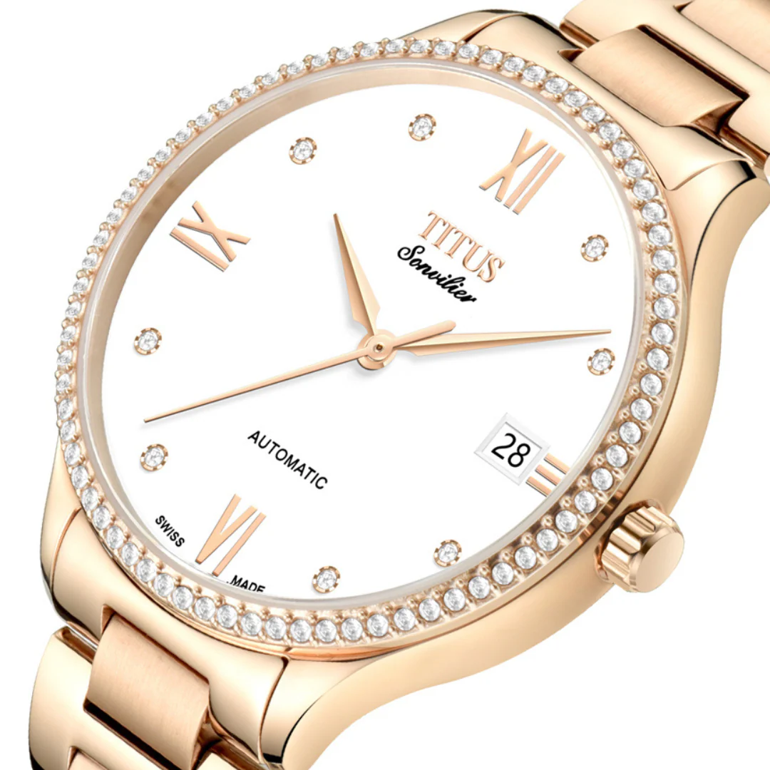 [WOMEN] Sonvilier 3 Hands Date Mechanical Stainless Steel Watch [W06-03116-004]