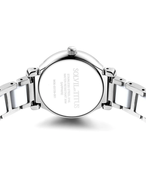 [WOMEN] Fair Lady 3 Hands Date Quartz Stainless Steel With Ceramic Watch [W06-03139-001]