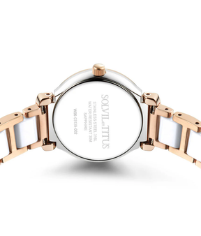 [WOMEN] Fair Lady 3 Hands Date Quartz Stainless Steel With Ceramic Watch [W06-03139-002]