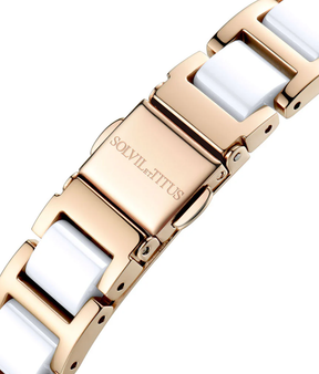 [WOMEN] Fair Lady 3 Hands Date Quartz Stainless Steel With Ceramic Watch [W06-03139-002]