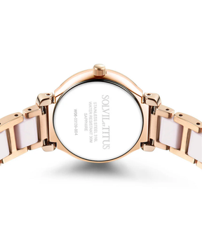 [WOMEN] Fair Lady 3 Hands Date Quartz Stainless Steel with Ceramic Watch [W06-03139-004]