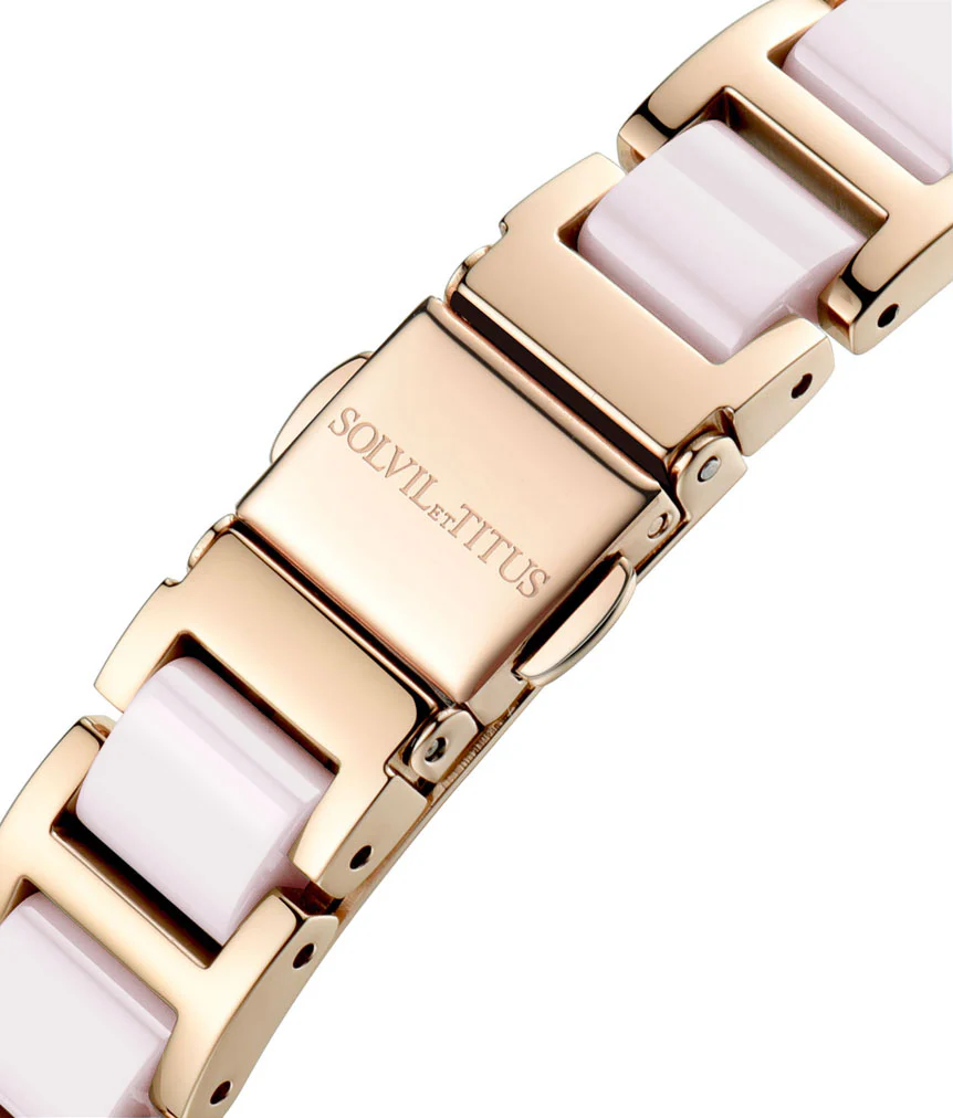 [WOMEN] Fair Lady 3 Hands Date Quartz Stainless Steel with Ceramic Watch [W06-03139-004]