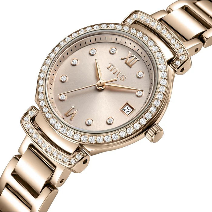 [WOMEN] Fair Lady 3 Hands Date Quartz Stainless Steel Watch [W06-03139-006]