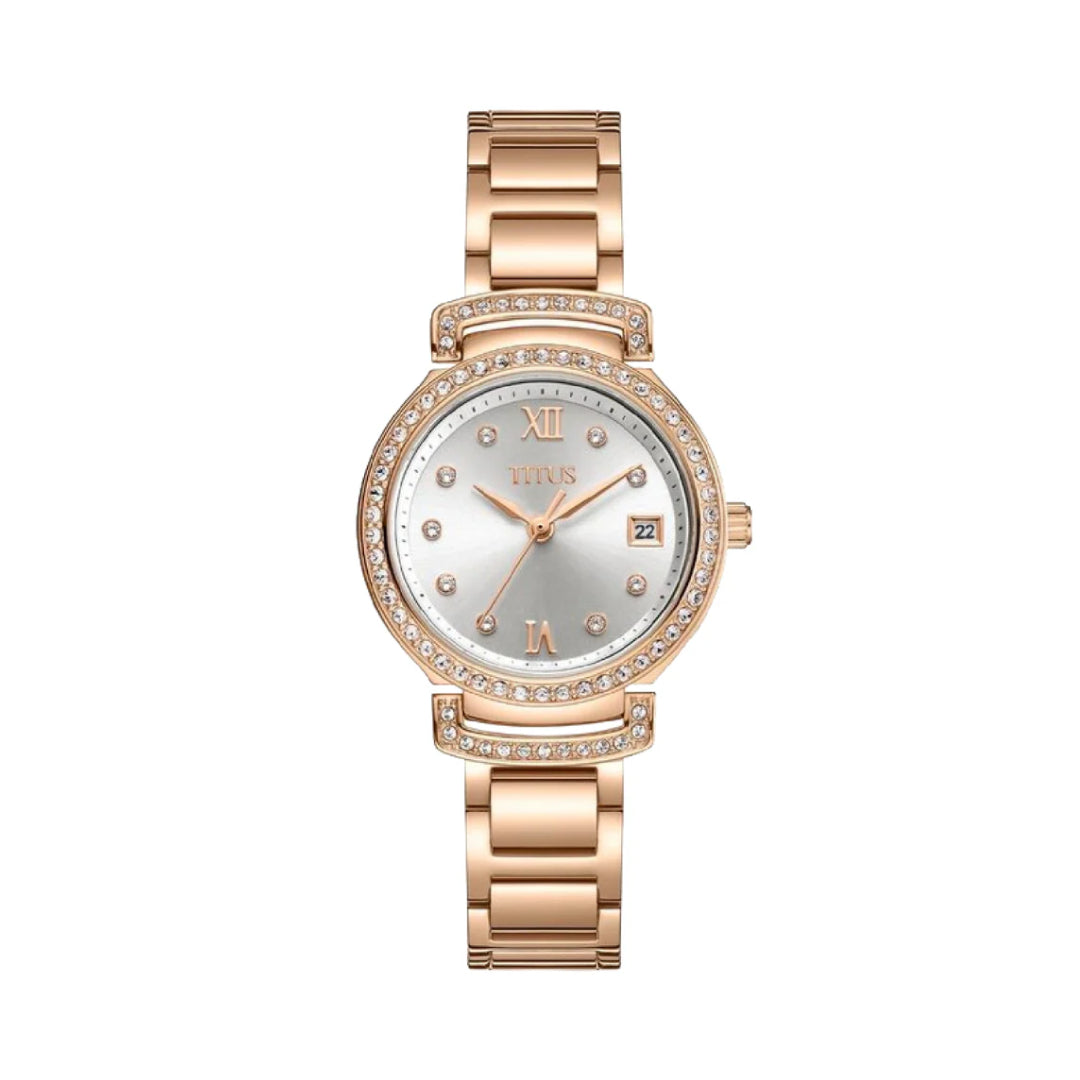[WOMEN] Fair Lady 3 Hands Date Quartz Stainless Steel Watch [W06-03139-008]