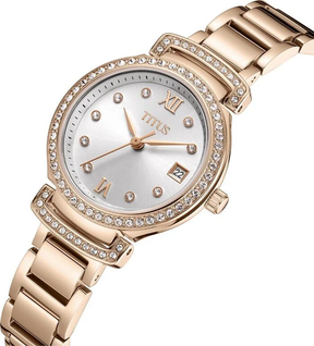 [WOMEN] Fair Lady 3 Hands Date Quartz Stainless Steel Watch [W06-03139-008]