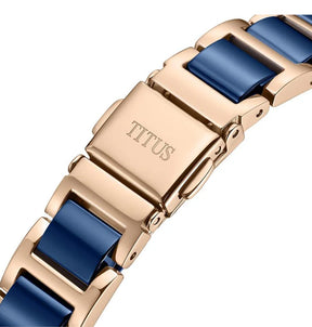 [WOMEN] Fair Lady 3 Hands Date Quartz Stainless Steel With Ceramic Watch [W06-03139-009]