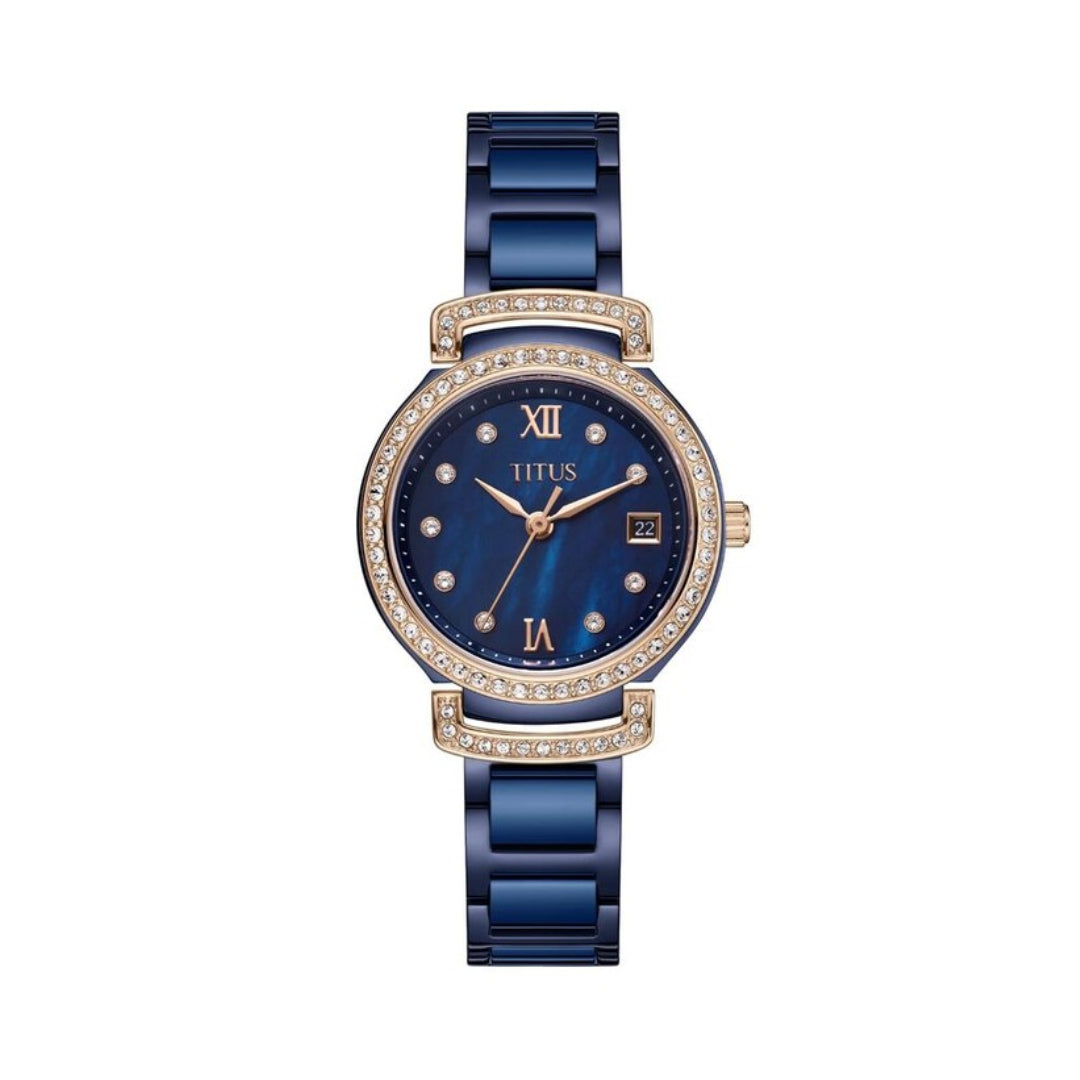 [WOMEN] Fair Lady 3 Hands Date Quartz Stainless Steel With Ceramic Watch [W06-03139-010]