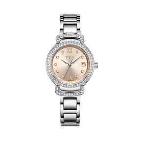 [WOMEN] Fair Lady 3 Hands Date Quartz Stainless Steel Watch [W06-03139-011]