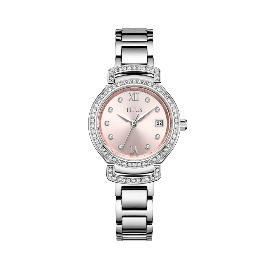 [WOMEN] Fair Lady 3 Hands Date Quartz Stainless Steel Watch [W06-03139-018]