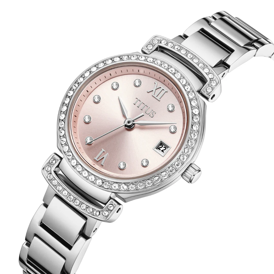[WOMEN] Fair Lady 3 Hands Date Quartz Stainless Steel Watch [W06-03139-018]