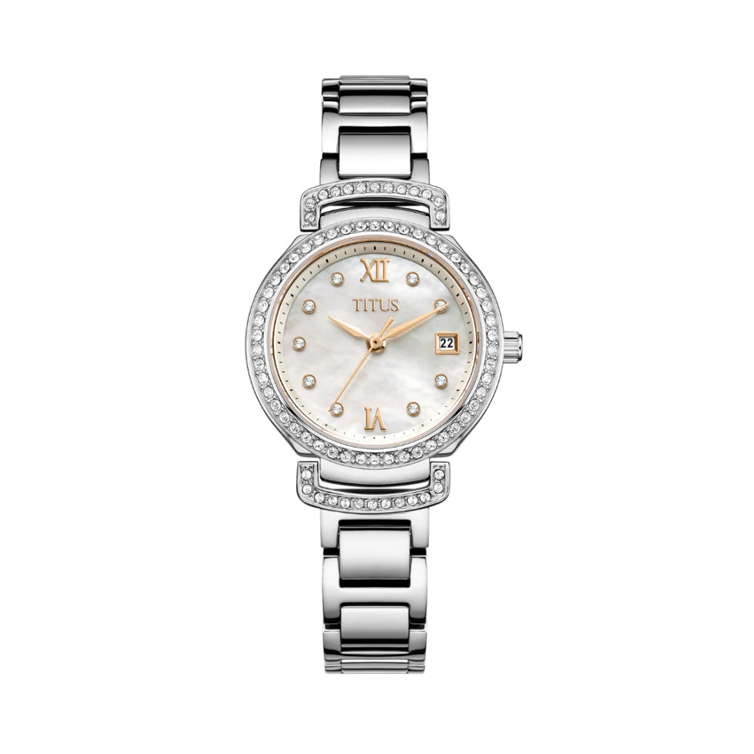 [WOMEN] Fair Lady 3 Hands Date Quartz Stainless Steel Watch [W06-03139-021]