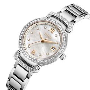 [WOMEN] Fair Lady 3 Hands Date Quartz Stainless Steel Watch [W06-03139-021]