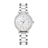 [WOMEN] Chandelier 3 Hands Date Quartz Stainless Steel With Ceramic Watch [W06-03191-001]