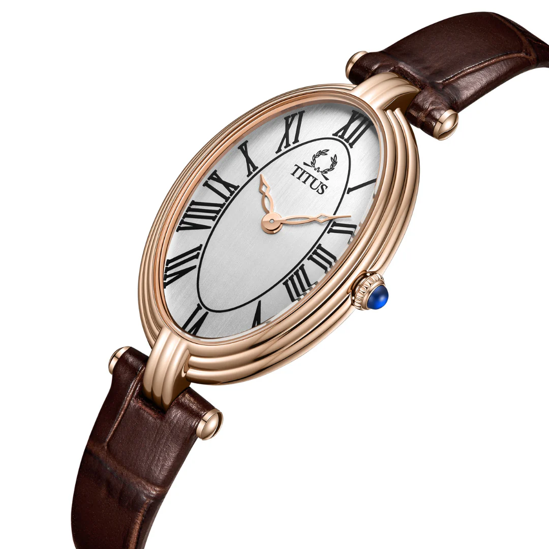 [WOMEN] Once 2 Hands Quartz Leather Watch [W06-03207-020]