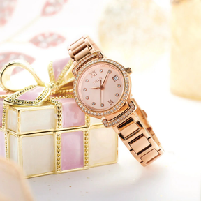 [WOMEN] Fair Lady 3 Hands Date Quartz Stainless Steel Watch [W06-03215-003]