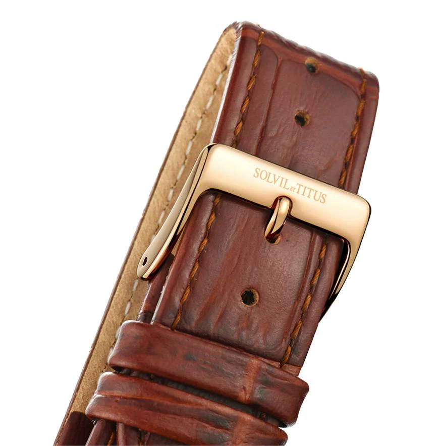 [MEN] Barista Multi-Function Quartz Leather Watch [W06-03219-003]