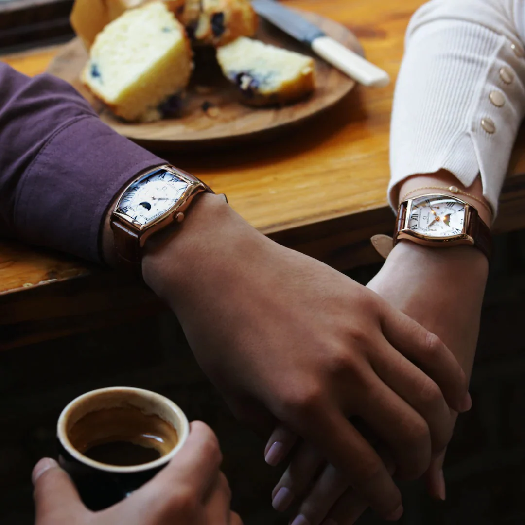 [MEN] Barista Multi-Function Quartz Leather Watch [W06-03219-003]