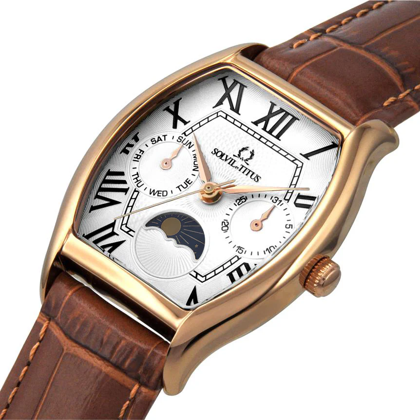 [WOMEN] Barista Multi-Function Quartz Leather Watch [W06-03220-003]