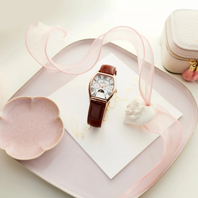 [WOMEN] Barista Multi-Function Quartz Leather Watch [W06-03220-003]