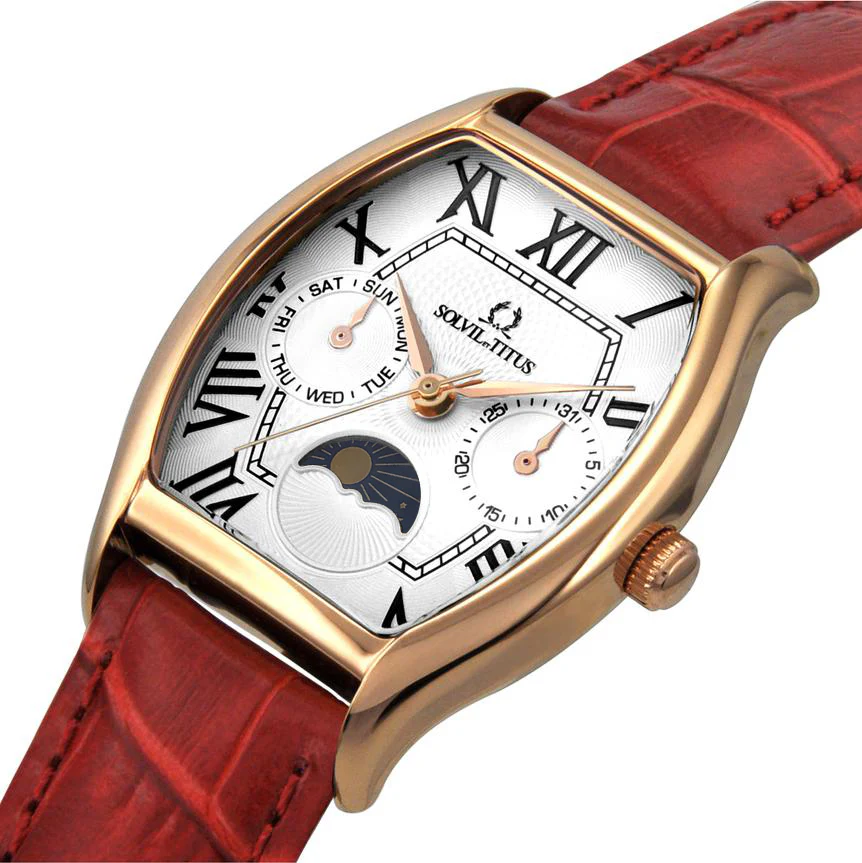 [WOMEN] Barista Multi-Function Quartz Leather Watch [W06-03220-005]