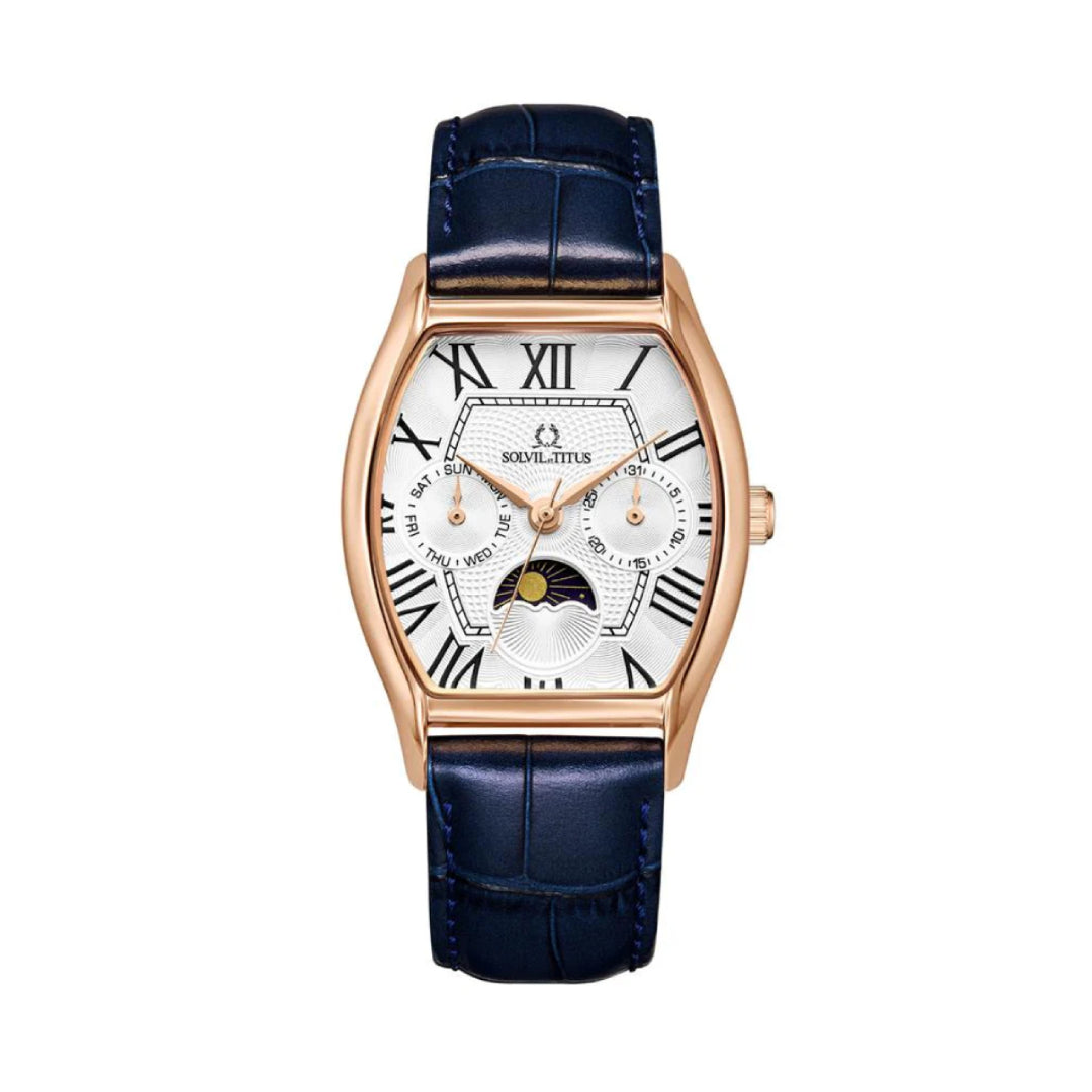 [WOMEN] Barista Multi-Function Day/Night Quartz Leather Watch [W06-03220-010]