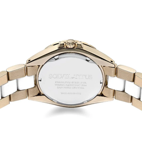 [WOMEN] Perse Multi-Function Quartz Stainless Steel With Ceramic Watch [W06-03248-002]
