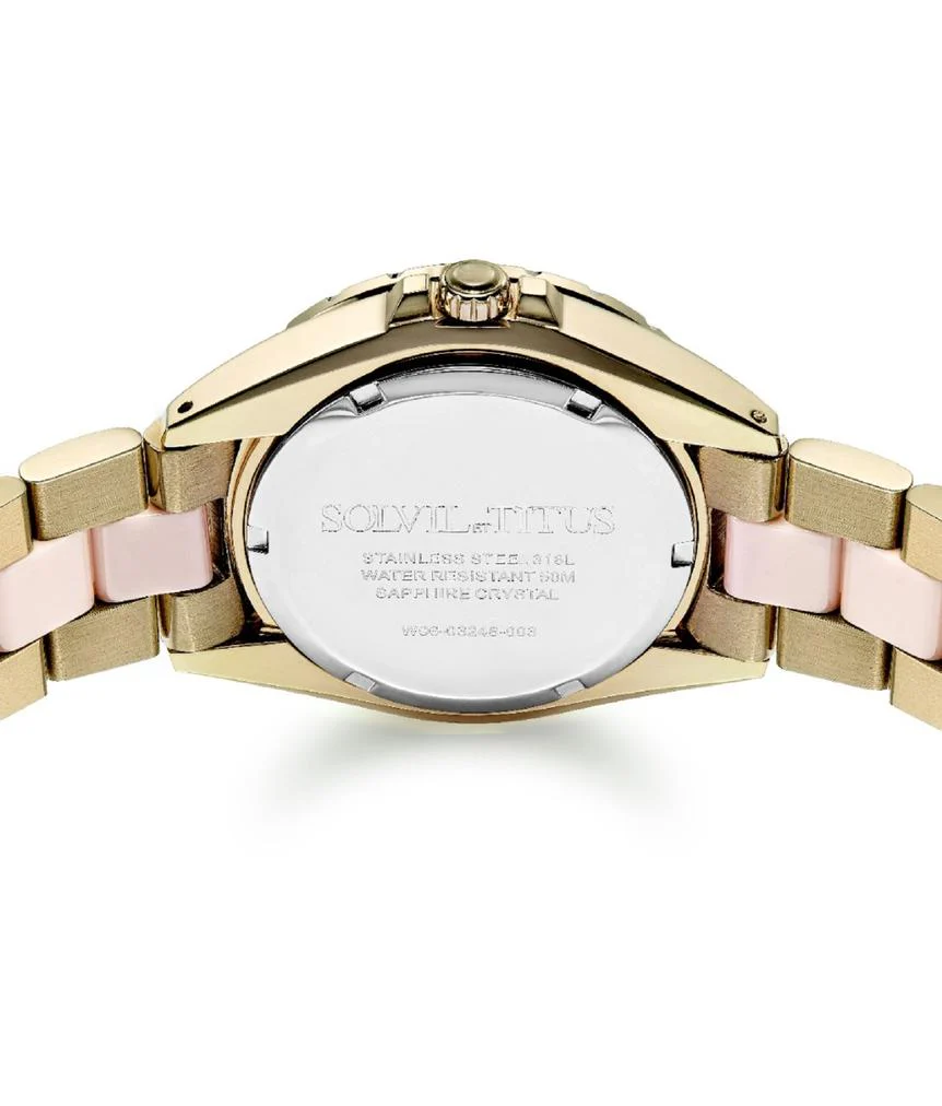 [WOMEN] Perse Multi-Function Quartz Stainless Steel With Ceramic Watch [W06-03248-003]