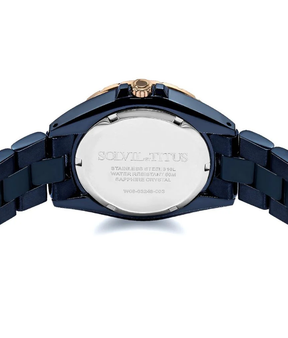 [WOMEN] Perse Multi-Function Quartz Stainless Steel With Ceramic Watch [W06-03248-004]