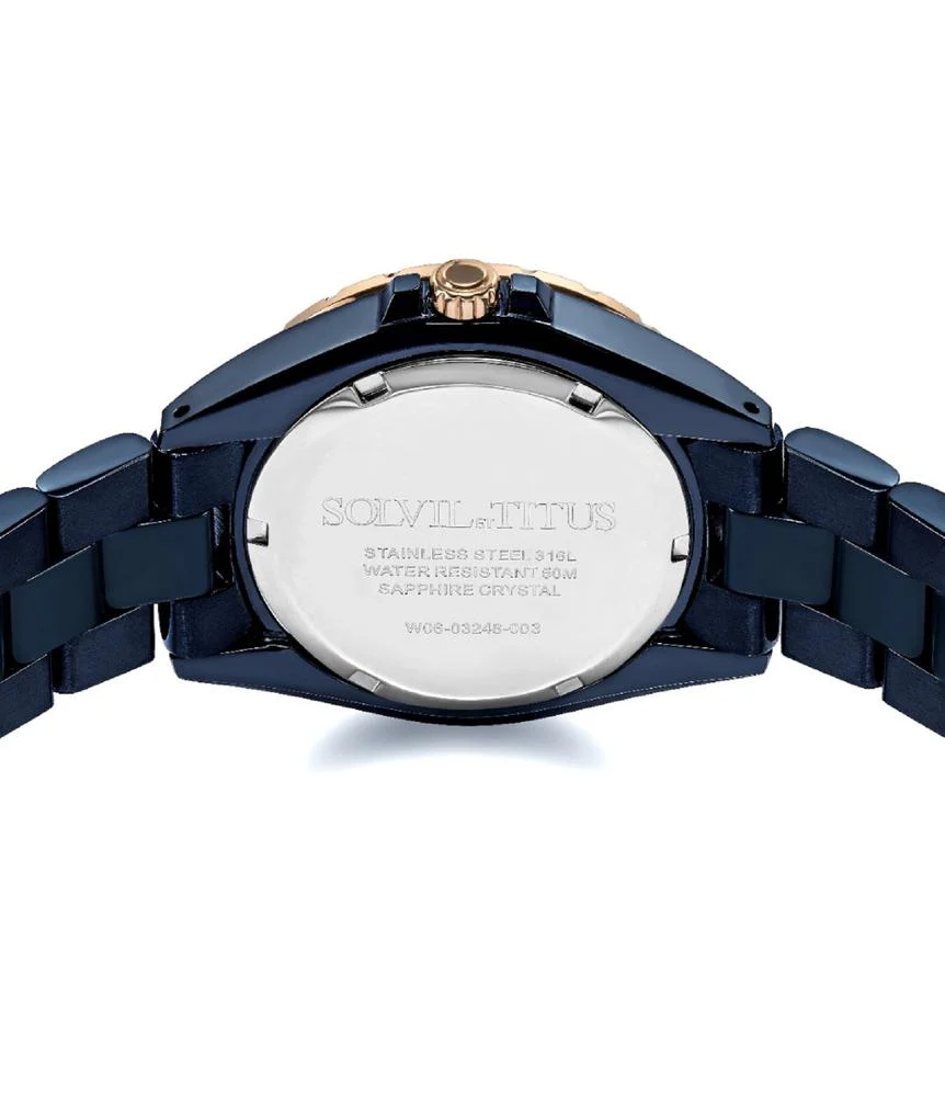 [WOMEN] Perse Multi-Function Quartz Stainless Steel With Ceramic Watch [W06-03248-004]