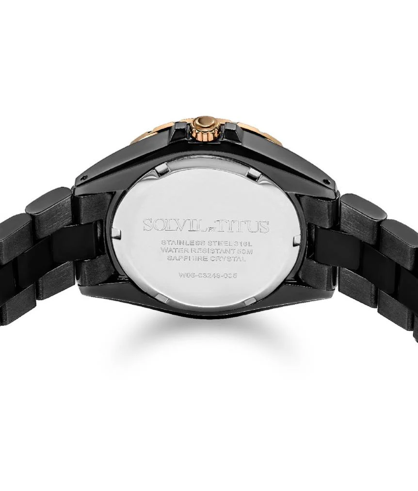 [WOMEN] Perse Multi-Function Quartz Stainless Steel With Ceramic Watch [W06-03248-005]