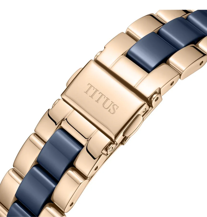 [WOMEN] Perse Multi-Function Quartz Stainless Steel With Ceramic Watch [W06-03248-007]