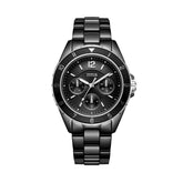 [WOMEN] Perse Multi-Function Quartz Stainless Steel With Ceramic Watch [W06-03248-008]